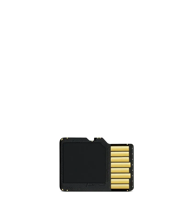 Memory card included